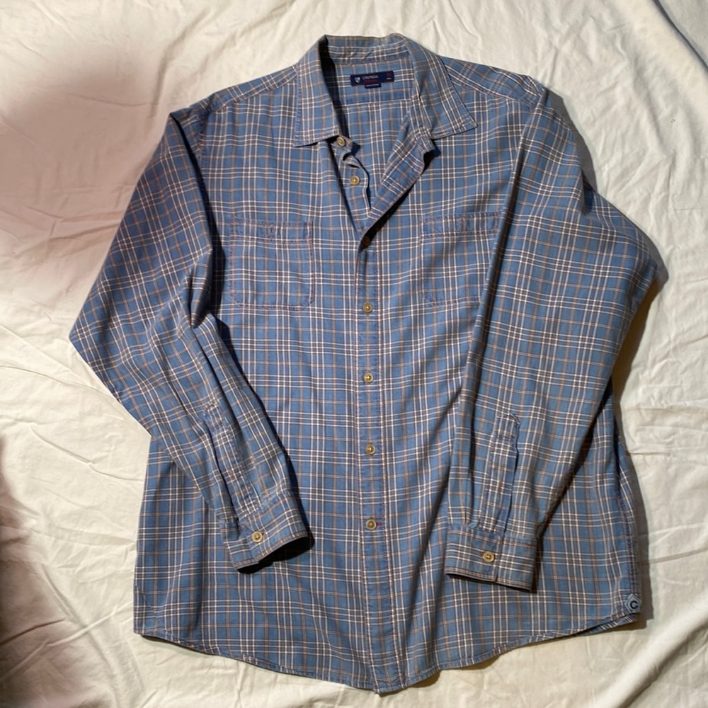 Mens Daniel Cremieux long sleeve plaid shirt , XL